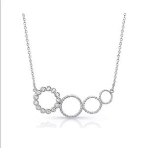 NIB Montana Silversmiths Quad Circle Necklace